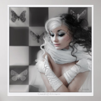 Poster Reine des échecs