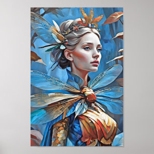 Poster Reine Des libellules