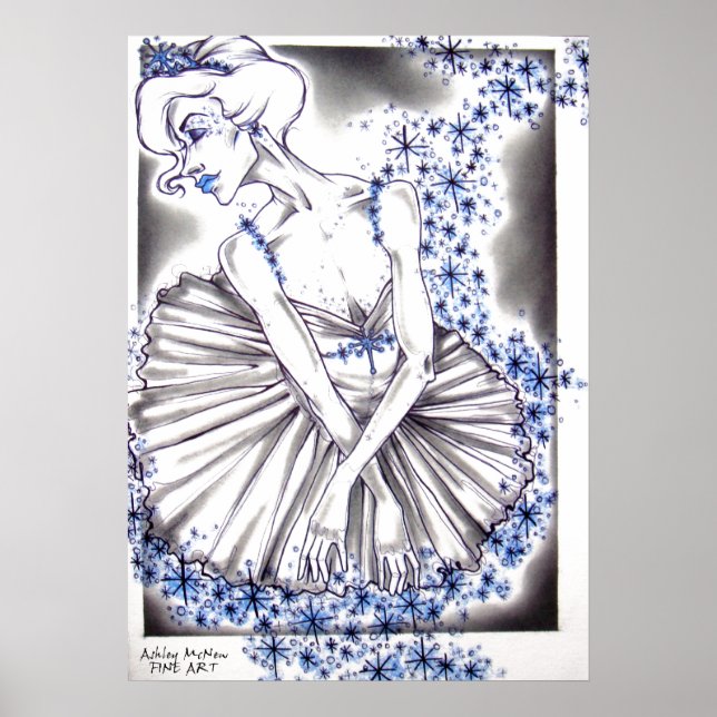 Poster Reine des neiges du Ballet Casse-Noisette (Devant)