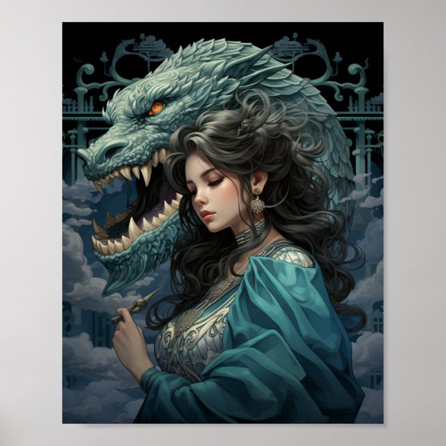 Poster Reine Dragon 🐉 (Devant)