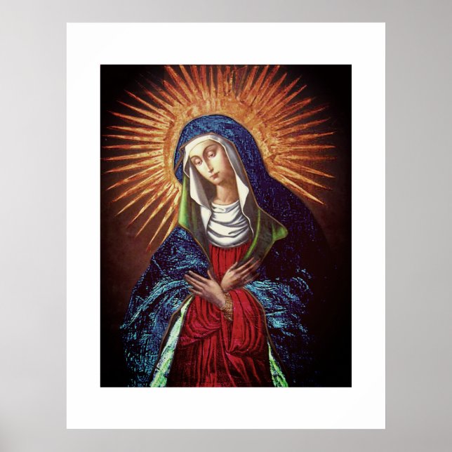 Poster Reine du Ciel Dame de la Porte, Vilnius, (Devant)