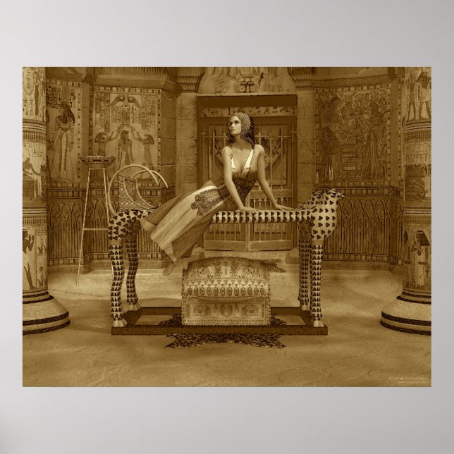 Poster Reine égyptienne (Devant)