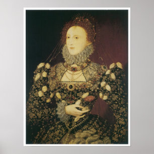Poster Reine Elizabeth I, 1575