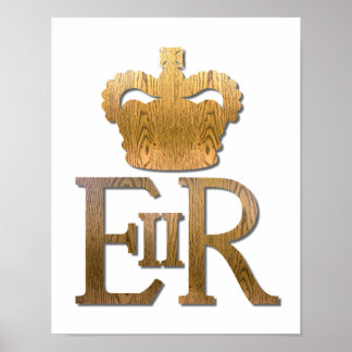 Poster Reine Elizabeth Royal