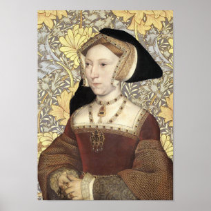 Poster Reine Jane Seymour d'Angleterre Portrait