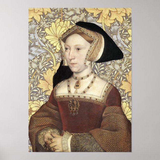 Poster Reine Jane Seymour d'Angleterre Portrait (Devant)