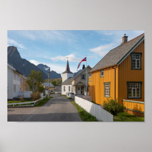 Poster Reine Lofoten Norvège