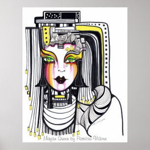 Poster Reine maya