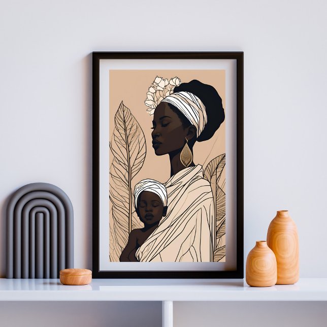 Poster Reine Mère Sérénité (Créateur téléchargé)