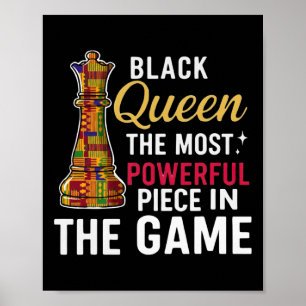 Poster Reine noire la pièce la plus puissante du jeu _1