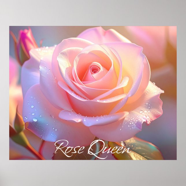Poster Reine rose (édition iridescente) (Devant)
