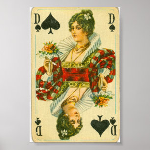Poster Reine victorienne des pelles