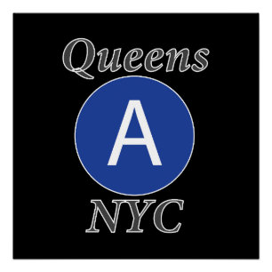 Poster Reines NYC Train A