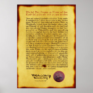 Poster Reinheitsgebot Imprimer