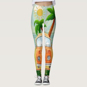 Poster: Reisen durch Kalifornien Leggings