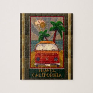 Poster: Reisen ins Puzzle California