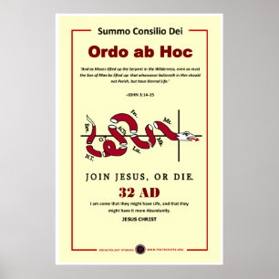 Poster Rejoignez Jésus ou Mort