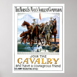 Poster Rejoignez la cavalerie