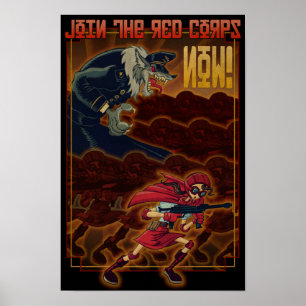 Poster Rejoignez Le Corps Rouge
