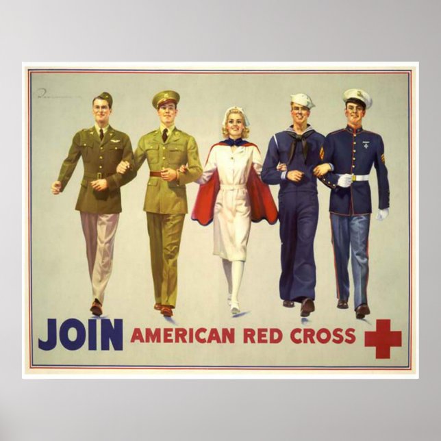 Poster Rejoindre - Croix-Rouge américaine (Devant)