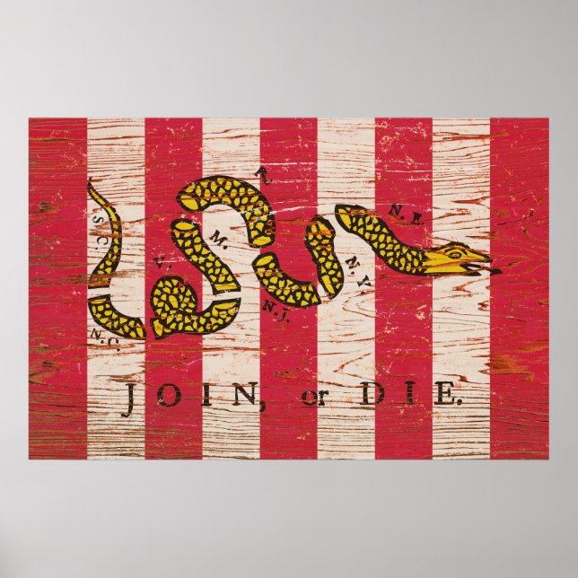 Poster Rejoindre ou mourir Imprimer (Devant)