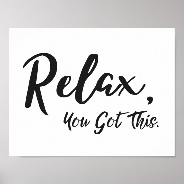 Poster Relax, Tu As Compris Ça (Devant)