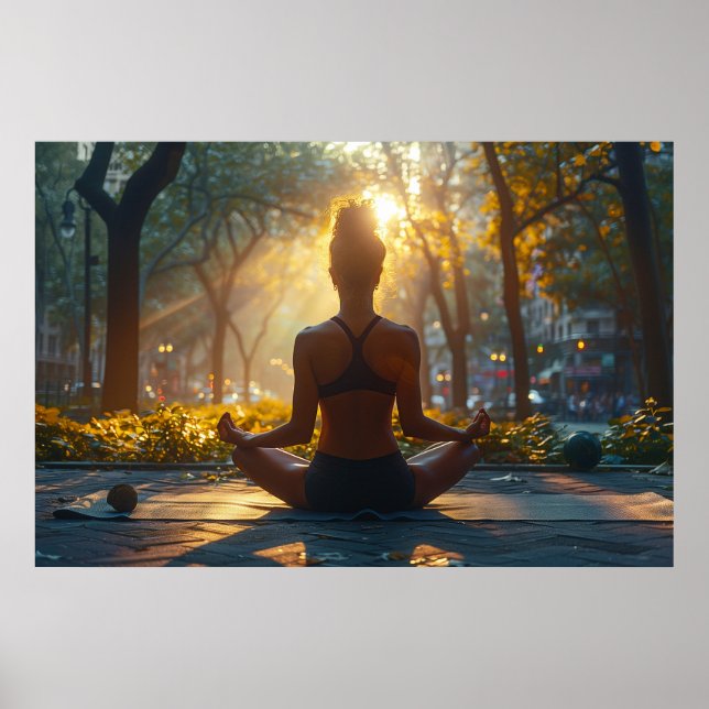 Poster Relaxez-vous avec le yoga (Devant)