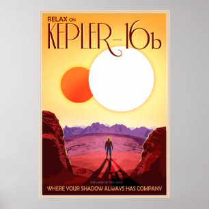 Poster Relaxez-vous sur Kepler-16b