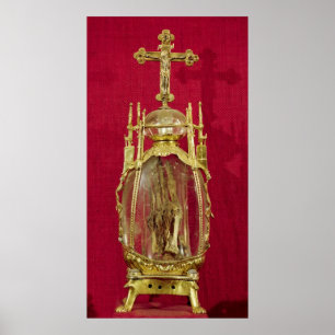 Poster Reliquaire contenant la main de St. Attalia