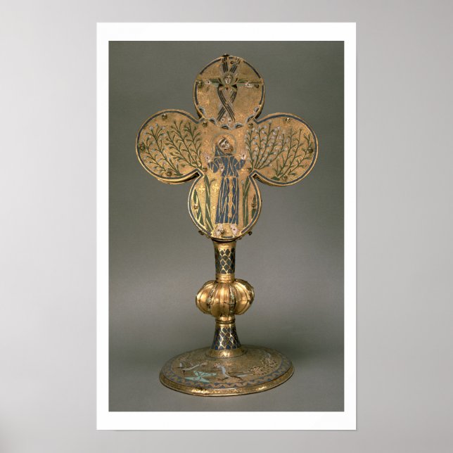 Poster Reliquaire de monstrance de saint François d'Assis (Devant)