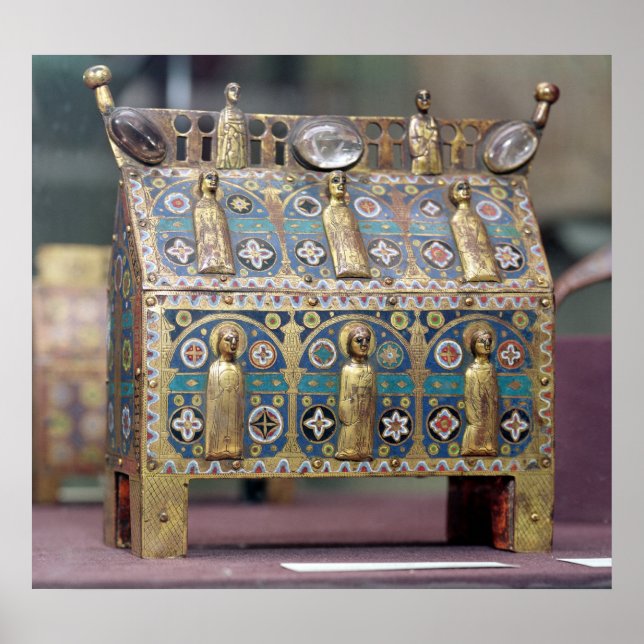 Poster Reliquary Chasse, Limoges, c.1200-50 (Devant)