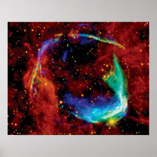 Poster Rémanent de supernova RCW 86 - Photo de la NASA Hu