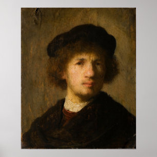Poster Rembrandt - Autoportrait