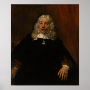Poster Rembrandt - Homme aux cheveux blancs