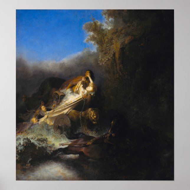 Poster Rembrandt - Proserpine (Devant)