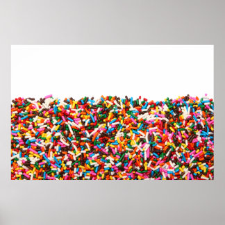 Poster rempli d'arrosages