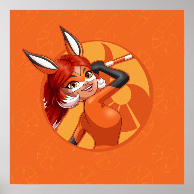 Poster Rena Rouge Orange Badge (Devant)
