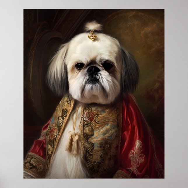 Poster Renaissance Shih Tzu (Devant)
