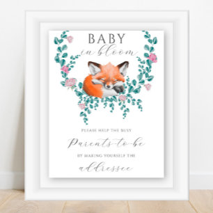Poster Renard - Aider les futurs parents occupés destinat