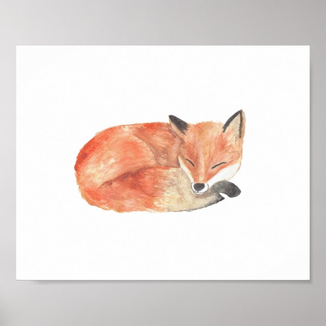 Poster Renard d'hiver 1 (Devant)