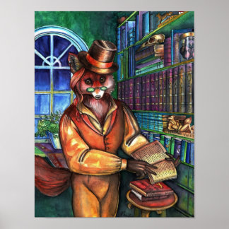 Poster Renard intelligent par Portia St. Luke