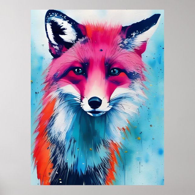 Poster Renard rouge (Devant)