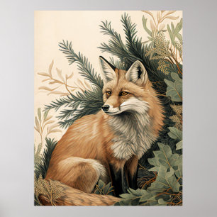 Poster Renard rouge