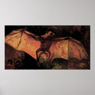 Poster Renard volant chauve-souris par Vincent van Gogh