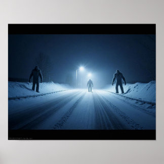 Poster Rencontre d'hiver (14 x 11)