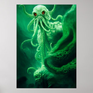 Poster Rencontre sous-marine avec Cthulhu