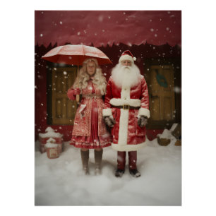 Poster Rencontrez M. et Mme Santa Claus