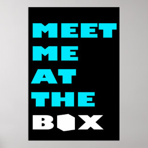 Poster Rencontrez-moi à la boîte - inspiration