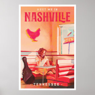 Poster Rencontrez-Moi Dans L'Affiche Vintage voyage De Na