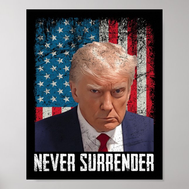 Poster Rendez-vous Trump Mug Shot 2024 Président américai (Devant)